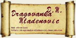 Dragovanka Mladenović vizit kartica